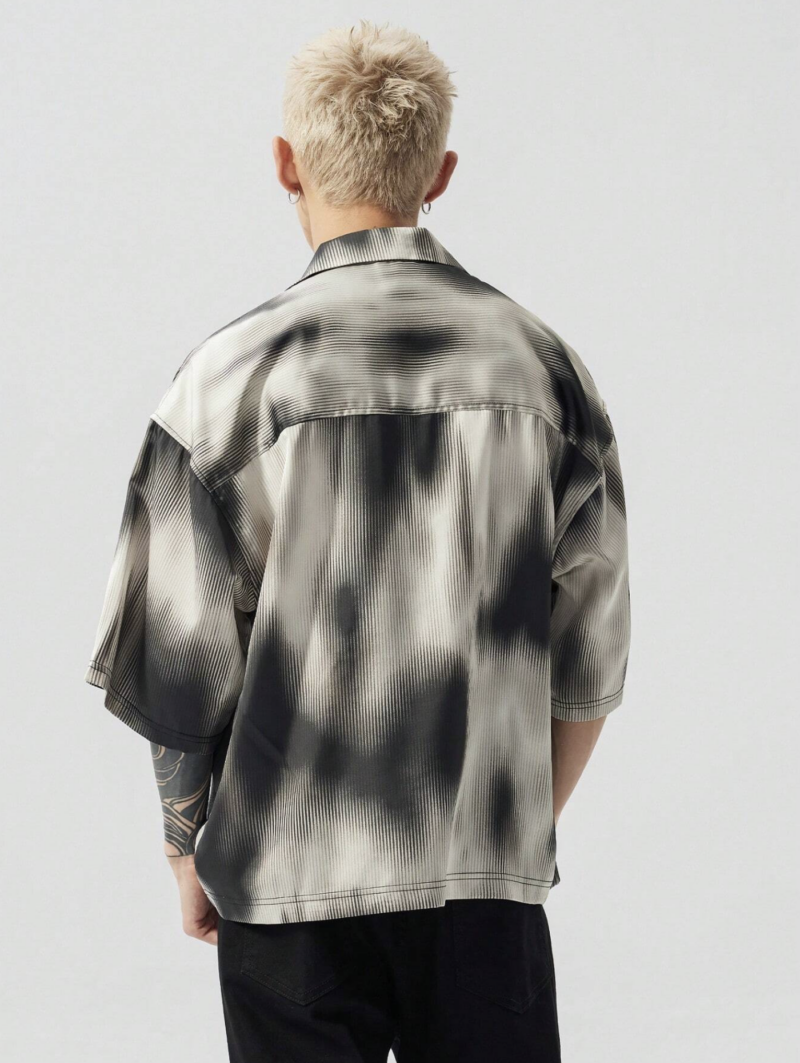 Noel Tie Dye Oversized Fit Shirt - Image 3