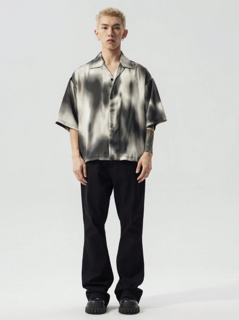 Noel Tie Dye Oversized Fit Shirt - Image 4