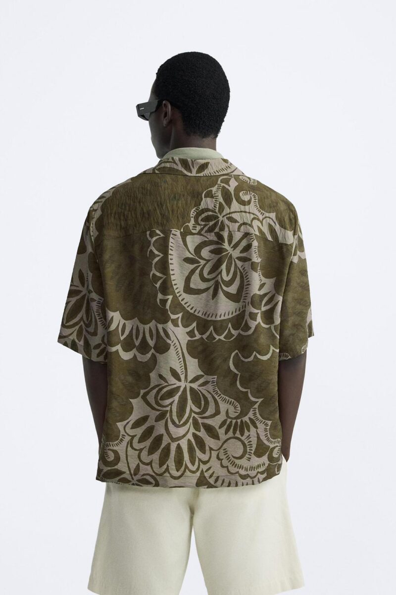 Jay Green Floral Relaxed Fit Shirt - Image 4