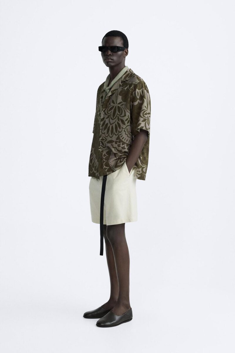 Jay Green Floral Relaxed Fit Shirt - Image 5
