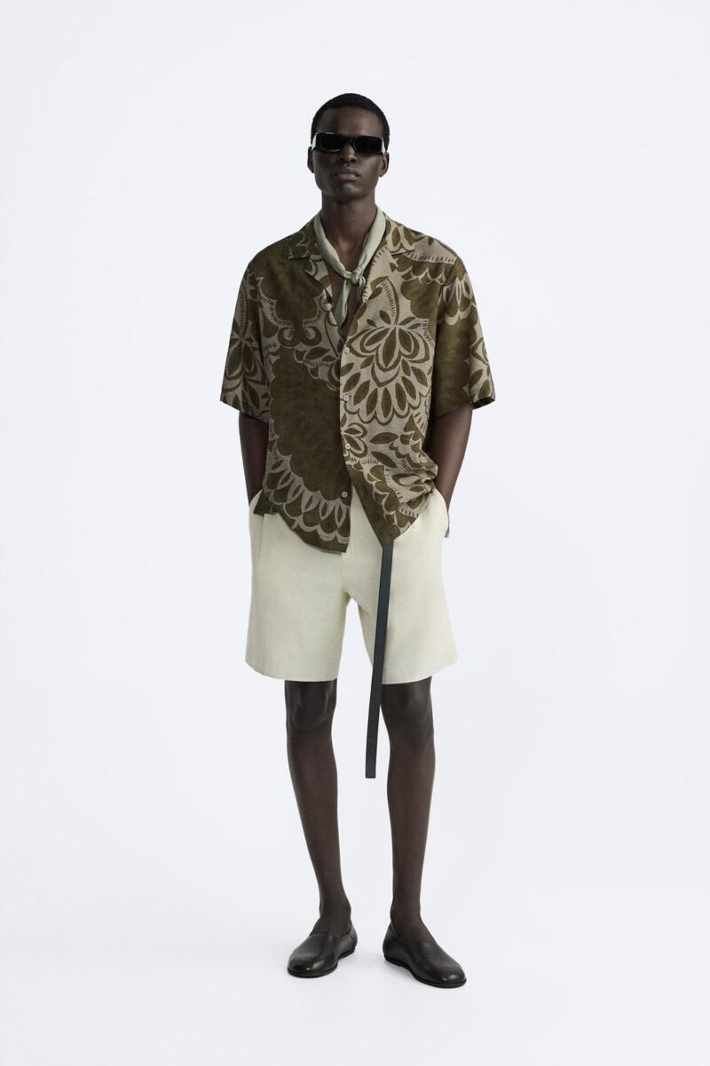 Jay Green Floral Relaxed Fit Shirt - Image 6