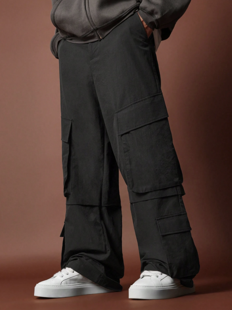 George Black Relaxed Fit Cargo Pants