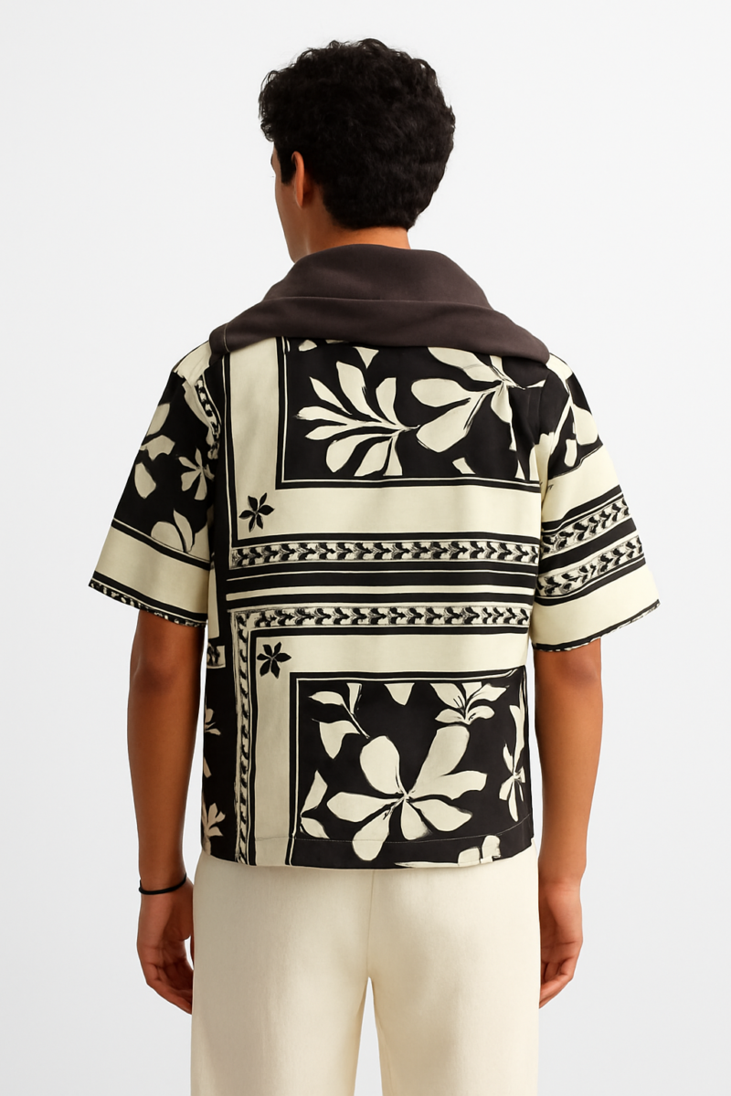 Harold Floral Print Relaxed Fit Shirt - Image 2