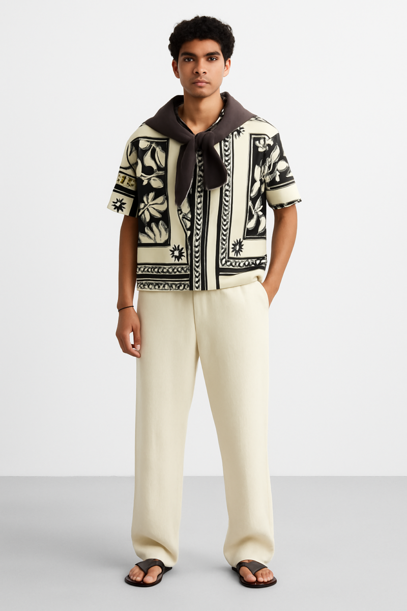 Harold Floral Print Relaxed Fit Shirt - Image 4