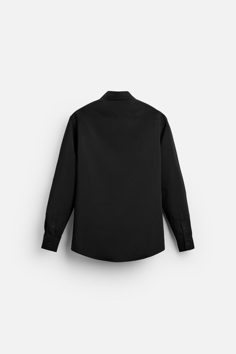 Lucifer Black Full Sleeves Fitted Cotton Shirt - Image 3