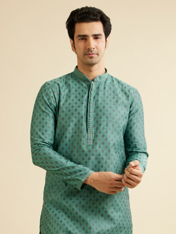 Amit Grey Premium Cotton Full Sleeves Kurta