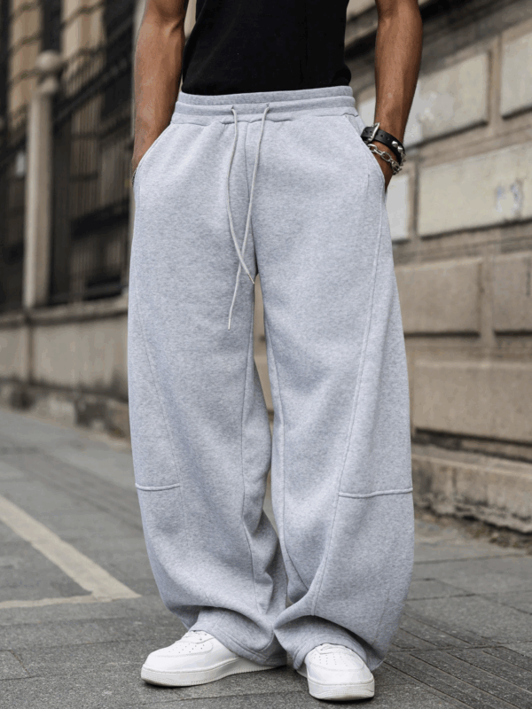 Kaleb Grey Structured Relaxed Fit Jogger
