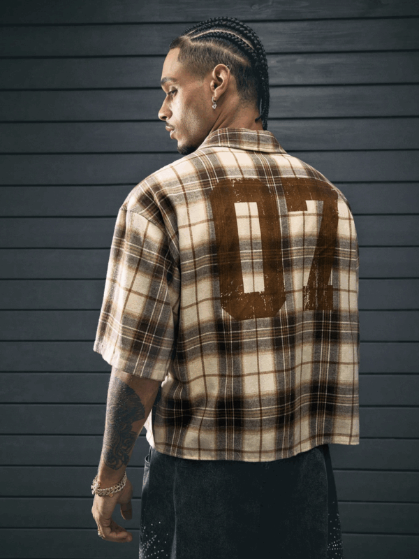 Garry Multicolor Check Seven Print Relaxed Fit Shirt