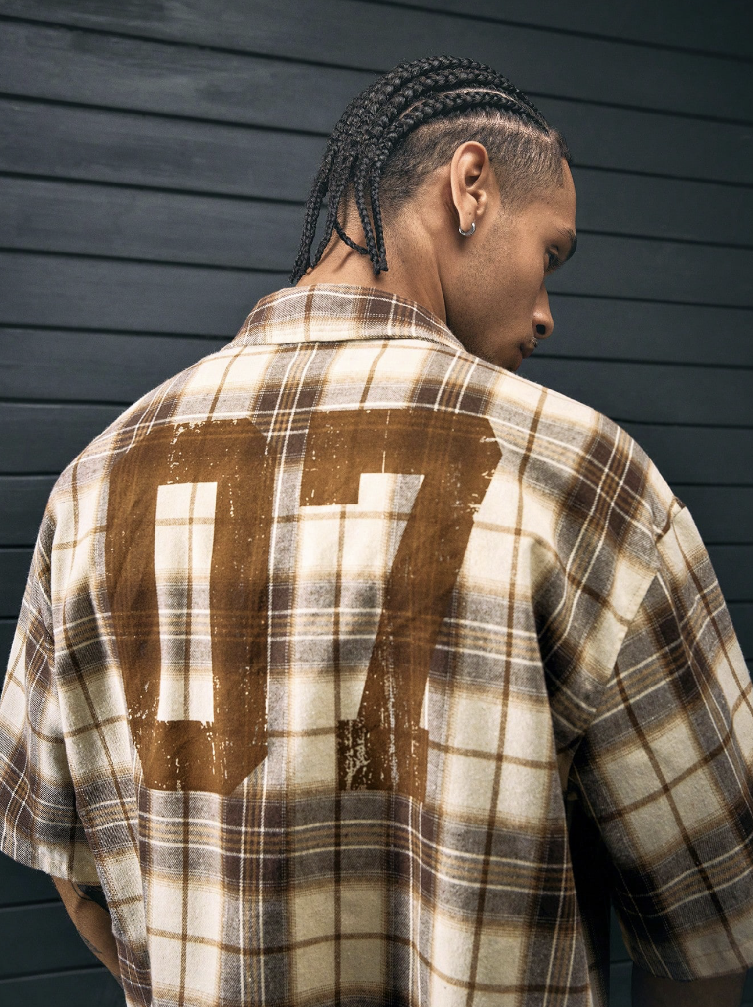 Garry Multicolor Check Seven Print Relaxed Fit Shirt - Image 3