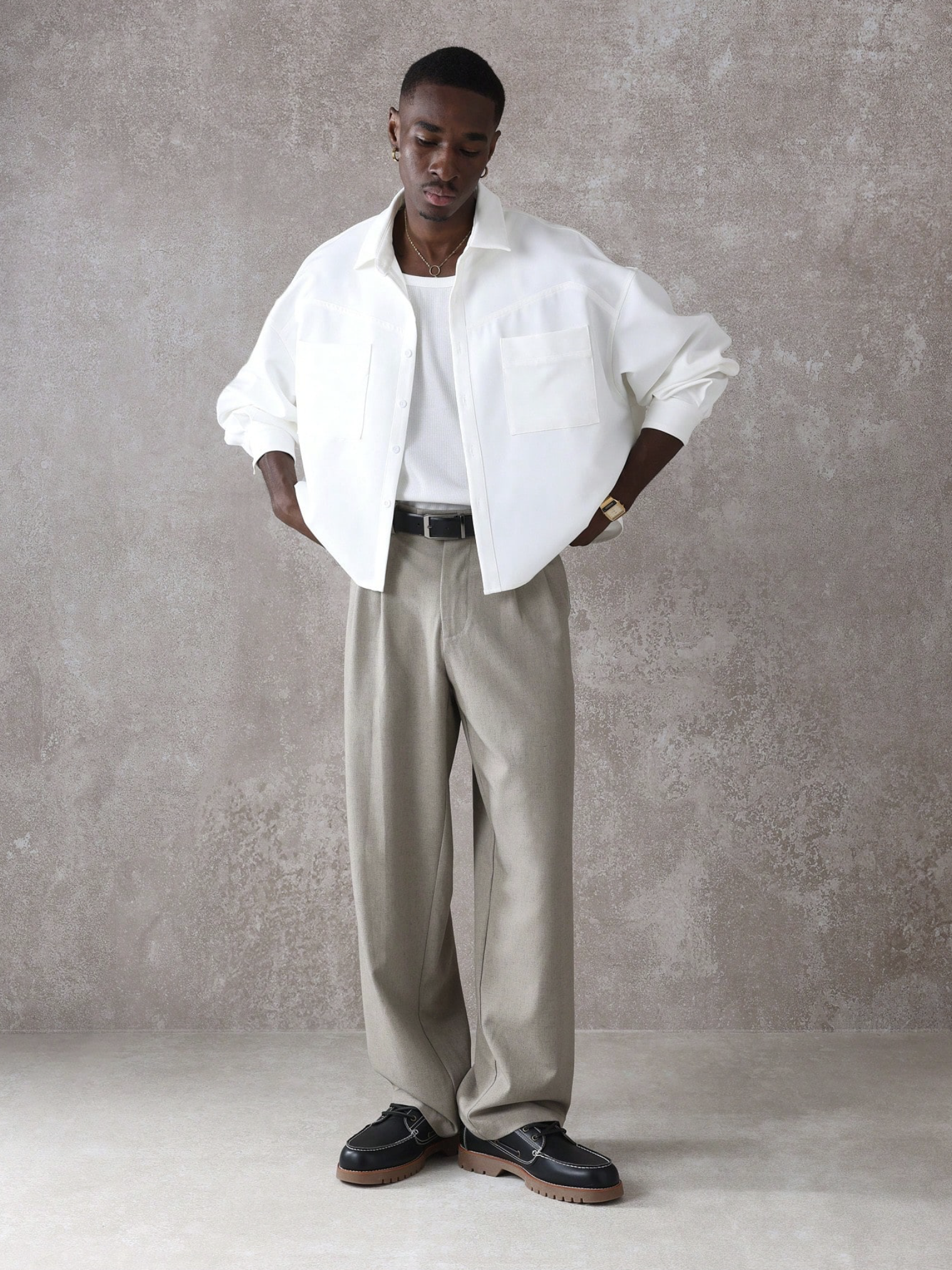 Roger White Full Sleeves Drop Shoulder Relaxed Fit Shirt - Image 2