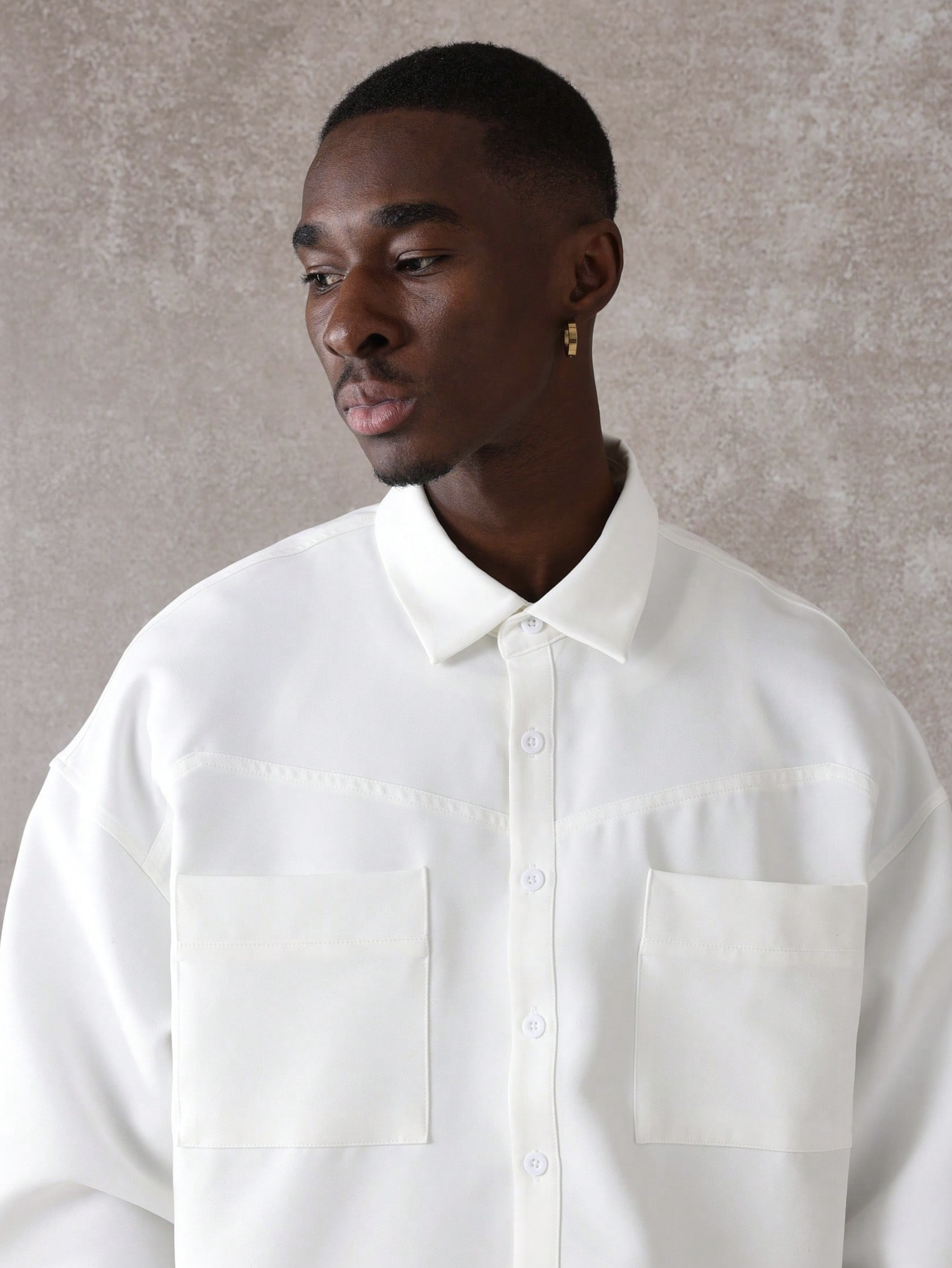 Roger White Full Sleeves Drop Shoulder Relaxed Fit Shirt - Image 5