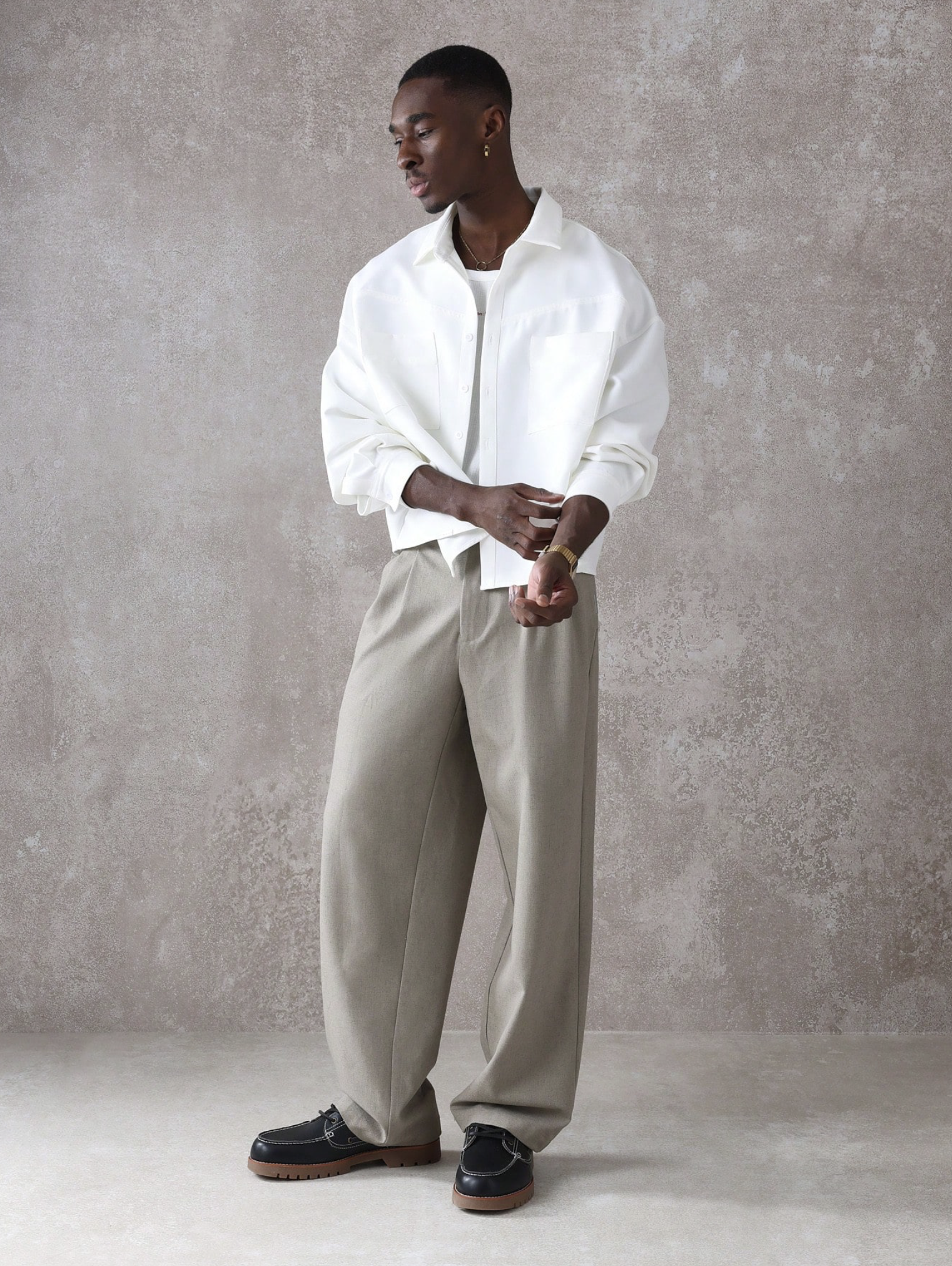 Roger White Full Sleeves Drop Shoulder Relaxed Fit Shirt - Image 8