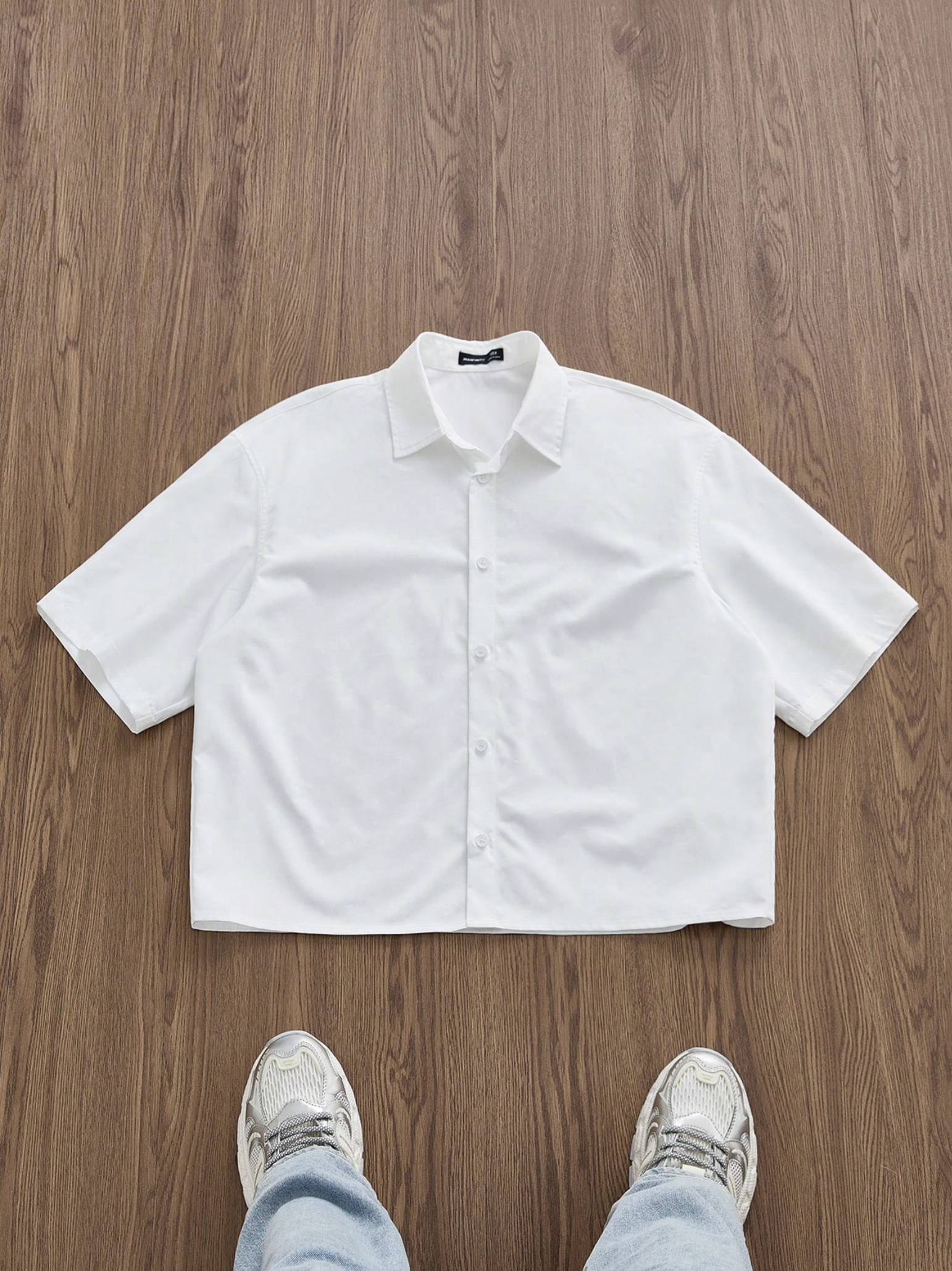 Healing Print Cotton Boxy Fit Shirt - Image 2