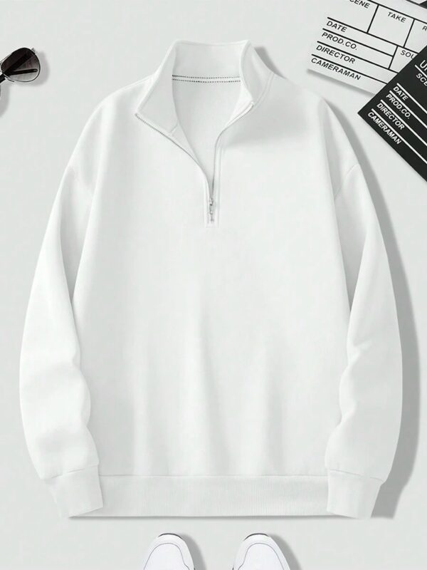 Alan White Quarter Zipper Full Sleeves Sweatshirt