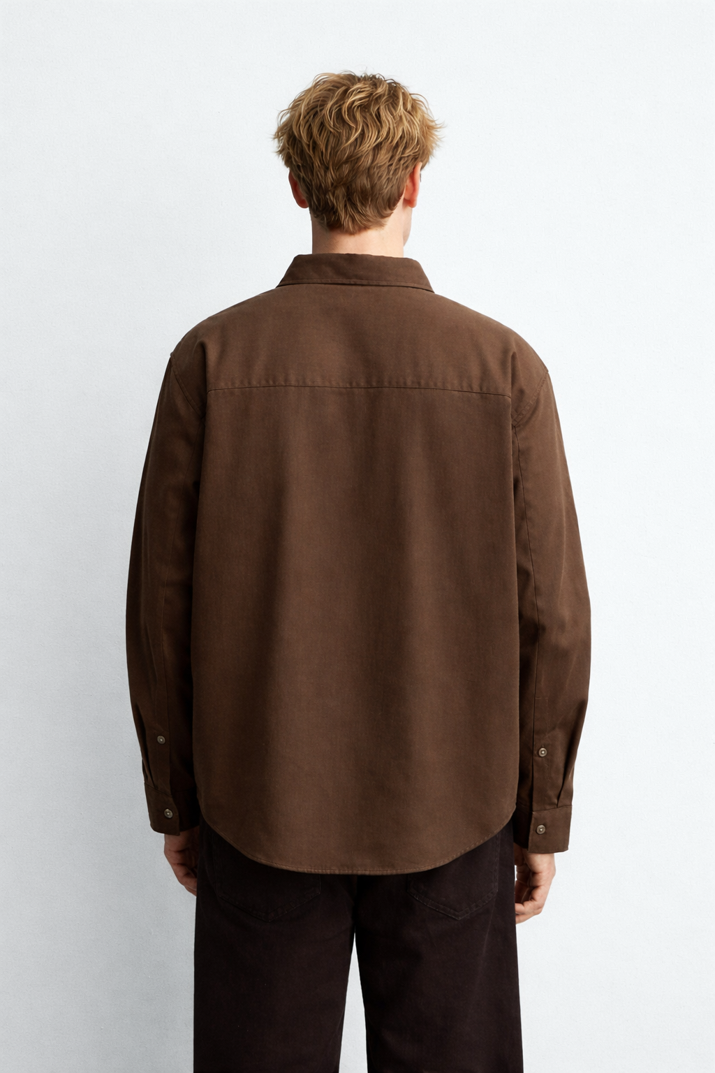 Stanley Brown Full Sleeves Relaxed Fit Cotton Shirt - Image 4