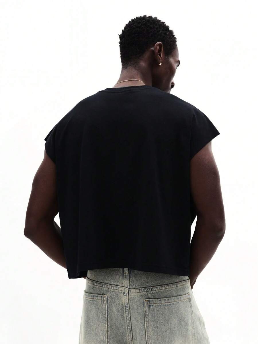 Kanan Black Gym Fit Tank Top - Image 2