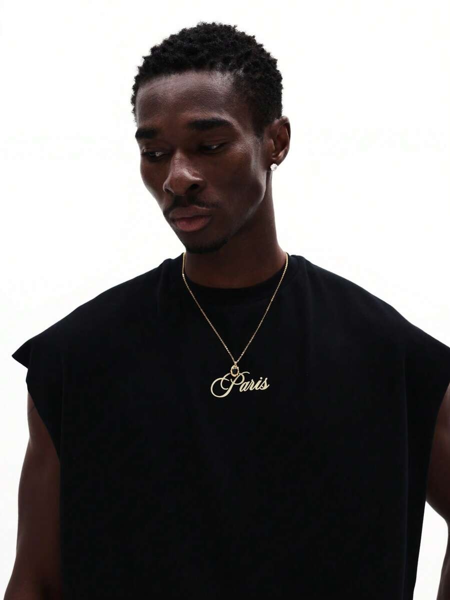 Kanan Black Gym Fit Tank Top - Image 4