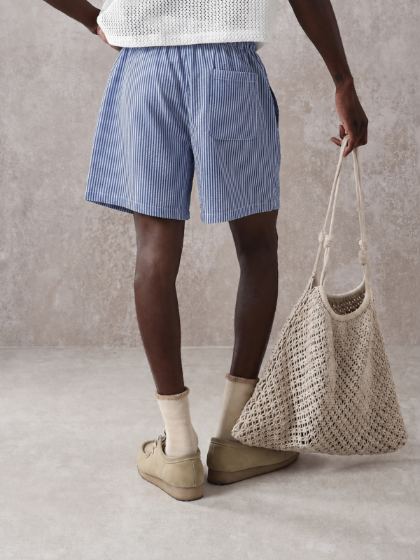 Tay Blue White Stripes Cotton Shoirts